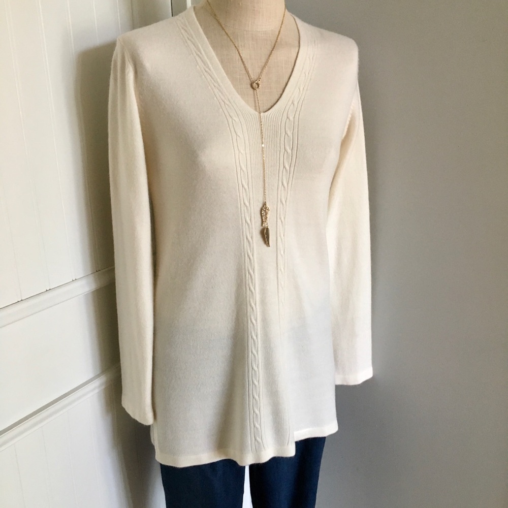 🔴Cable knit Tunic Sweater